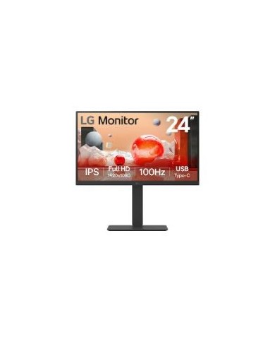 Monitor LG 24" IPS FHD USB-C 100Hz DP sRGB (24BA750-B)
