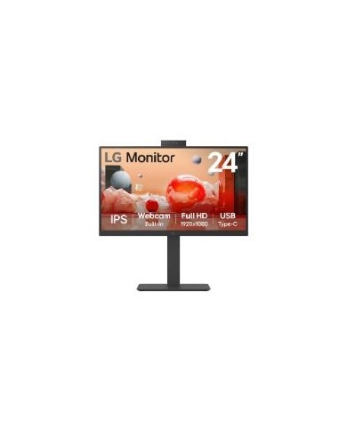 Monitor LG 24" IPS FHD con WebCam Negro (24BA850-B)