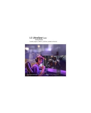 Monitor Gaming LG 27" OLED QHD 240Hz 0.03ms(27GX704A-B)