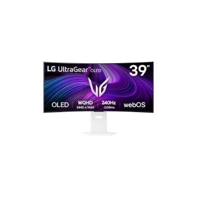 Monitor LG 39" OLED WQHD 240Hz Curvo Blanco(39GX90SA-W)