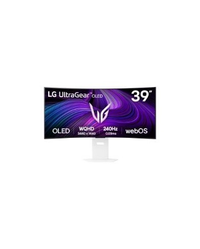 Monitor LG 39" OLED WQHD 240Hz Curvo Blanco(39GX90SA-W)