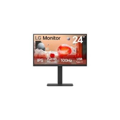 Monitor LG 24" IPS FHD USB-C 100Hz DP sRGB (24BA750-B)