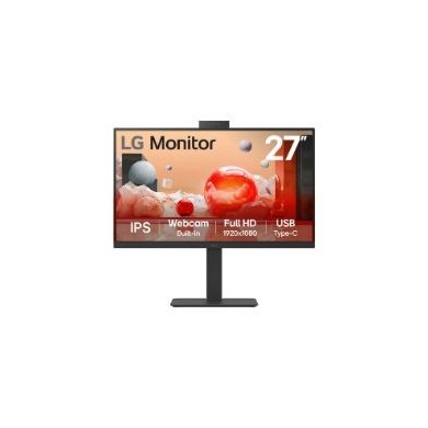 Monitor LG 27" IPS FHD con WebCam Negro (27BA850-B)